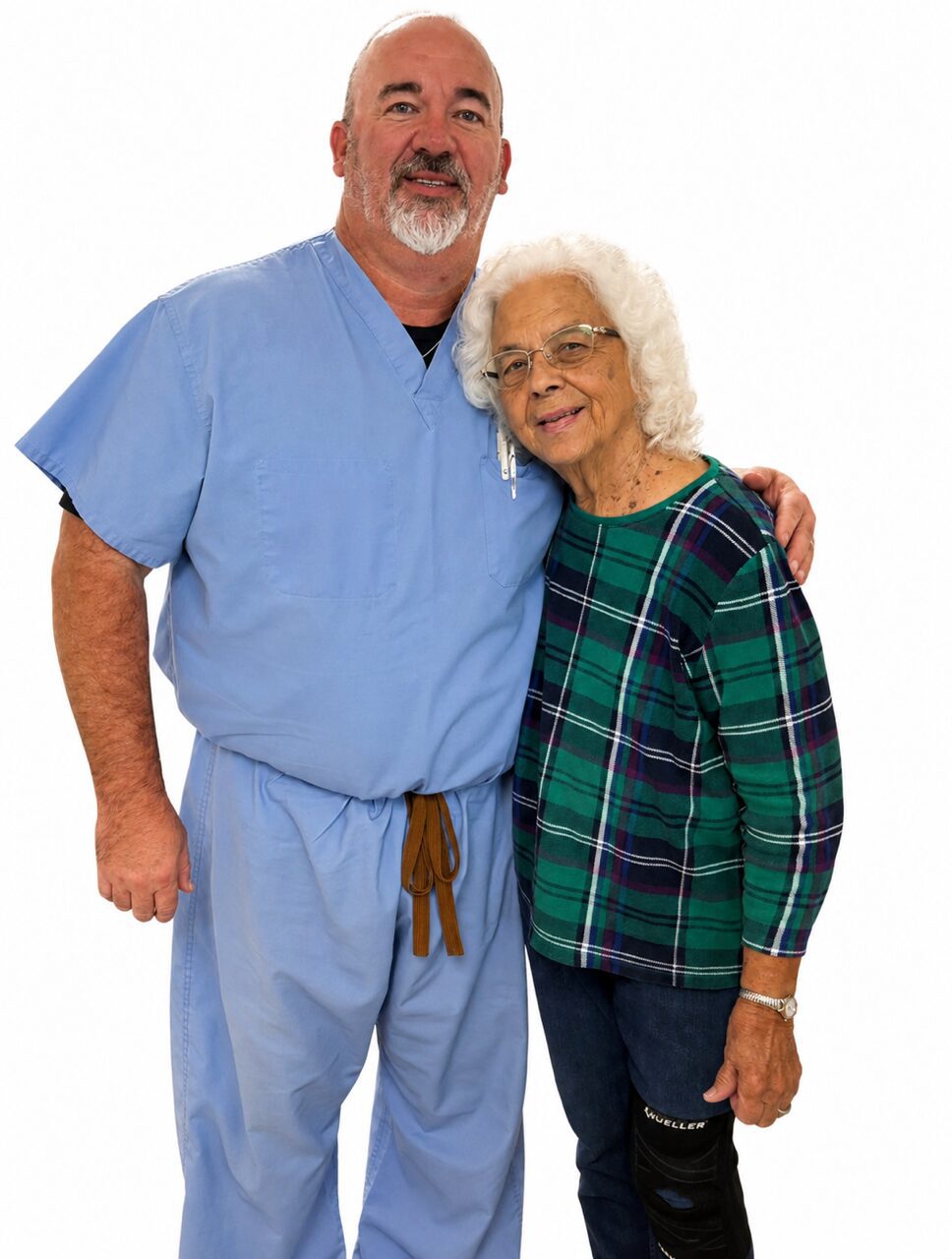 Doctor with patient